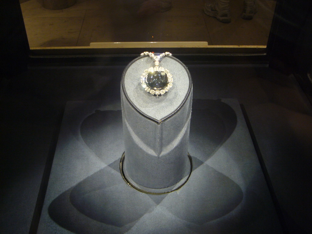 The Hope Diamond in the National Museum of Natural History
