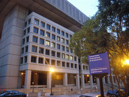 The J. Edgar Hoover Building, headquarters of the Federal Bureau of Invetigation (FBI)