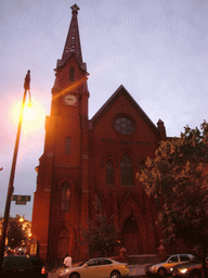 The Calvary Baptist Church, by night