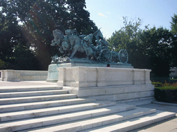 The right part of the Ulysses S. Grant Memorial