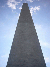 The Washington Monument, from below