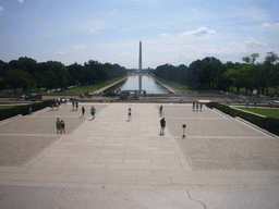The Washington Monument and the Reflecting Pool, from the Lincoln Memorial