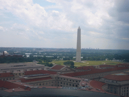 View from the Old Post Office Pavilion on the Washington Monument and the Ronald Reagan Building