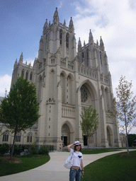 Miaomiao at the Washington National Cathedral