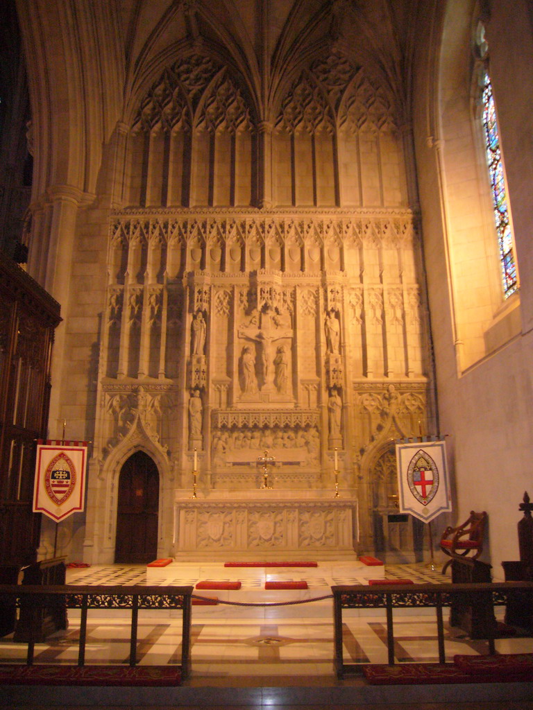 Wall sculptures in the Washington National Cathedral