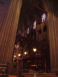 The nave of the Washington National Cathedral