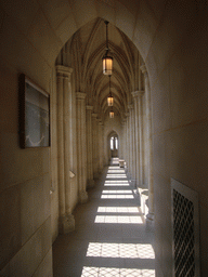 Hallway on the top floor of the Washington National Cathedral