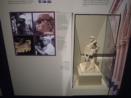 Gargoyle, with photos and explanation, on the top floor of the Washington National Cathedral