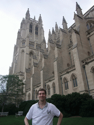 Tim at the Washington National Cathedral