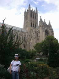 Miaomiao at the Washington National Cathedral