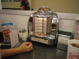 Jukebox at a restaurant in the Pentagon City Mall