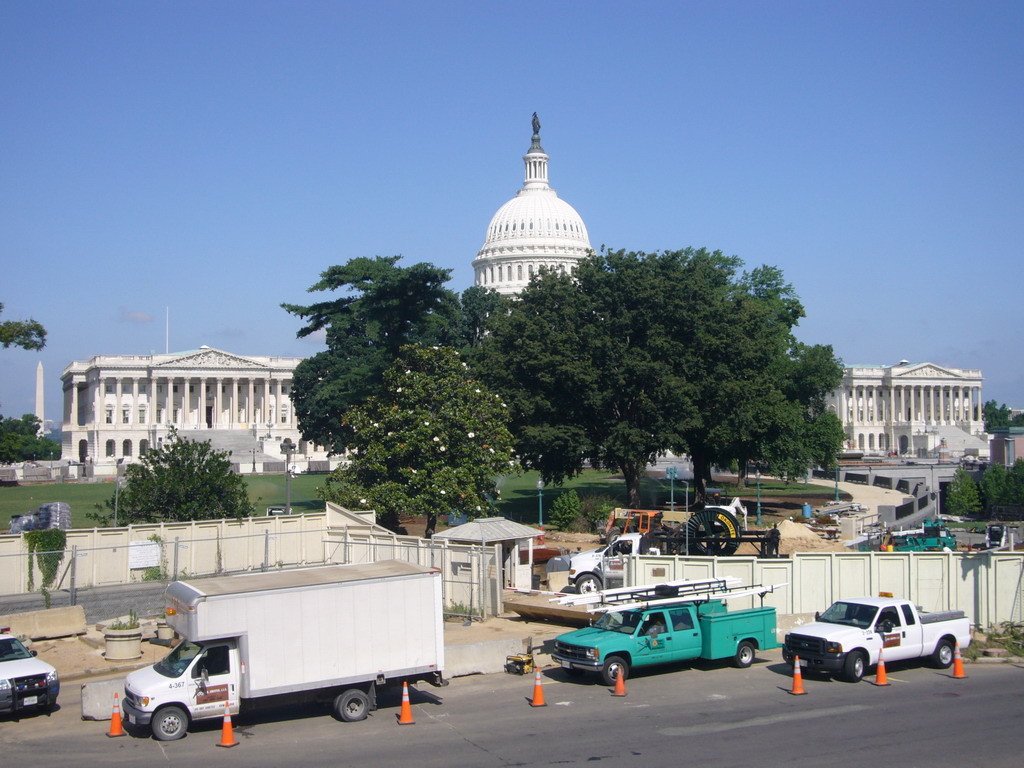 The east side of the U.S. Capitol