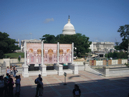 The east side of the U.S. Capitol, from the steps to the Thomas Jefferson Building of the Library of Congress