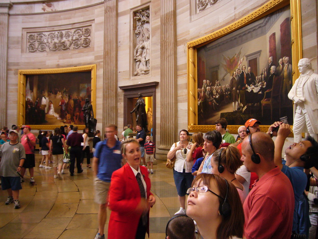 Miaomiao in the U.S. Capitol Rotunda