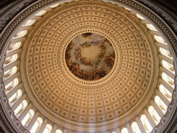 The Dome of the U.S. Capitol, from inside