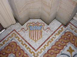 Coat of arms on the floor of the U.S. Capitol