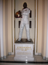 Statue of astronaut John L. Swigert in the U.S. Capitol