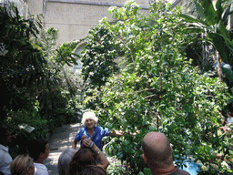 Our guide in the United States Botanic Garden