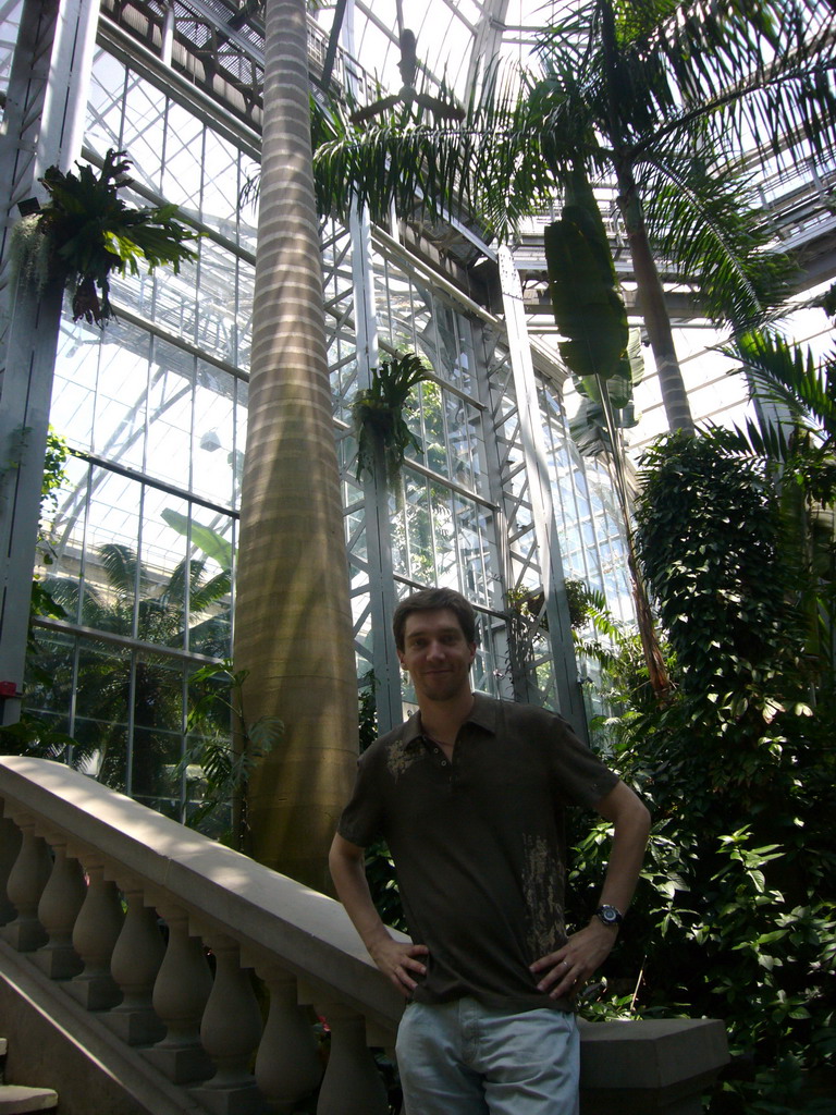 Tim in the United States Botanic Garden