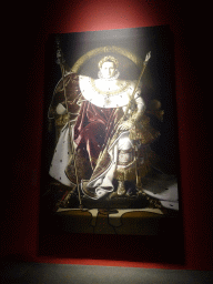 Portrait of Napoleon Bonaparte at the Lower Floor of the Mémorial 1815 museum