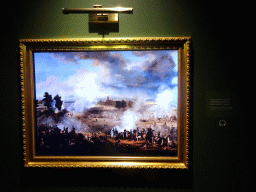 Animated version of the painting `The Battle of Marengo` by Louis François Lejeune, at the Lower Floor of the Mémorial 1815 museum, with explanation
