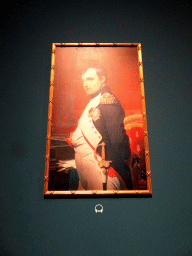 Portrait of Napoleon Bonaparte at the Lower Floor of the Mémorial 1815 museum