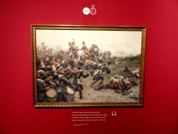 Painting `Chasse`s counterattack by the Dutch-Belgian 3rd Division` by Jan Hoynck Van Papendrecht, at 20:00 of the timeline of the Battle of Waterloo, at the Upper Floor of the Mémorial 1815 museum