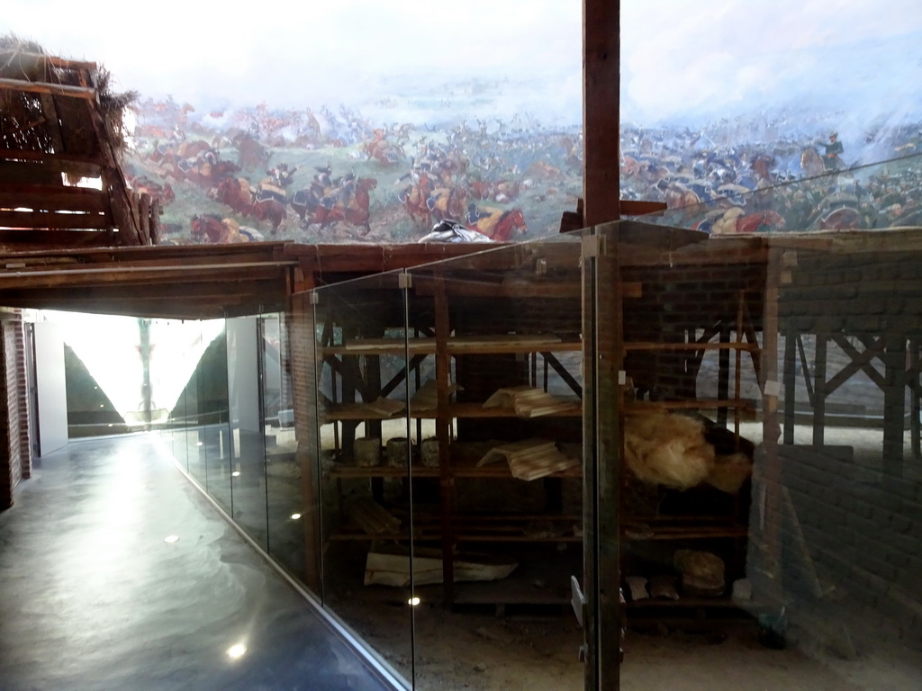 The Panorama of the Battle of Waterloo, viewed from the Ground Floor of the Panorama of the Battle of Waterloo building