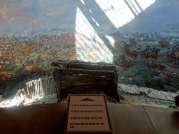 Section `The Duke of Wellington and His Staff` of the Panorama of the Battle of Waterloo, viewed from the Upper Floor of the Panorama of the Battle of Waterloo building, with explanation