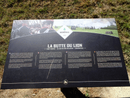 Information on the Lion`s Mound