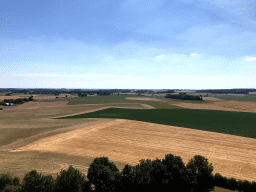 The area south of the Lion`s Mound, viewed from the top