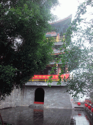 Drum tower at the Yuchan Palace at the Hainan Wenbifeng Taoism Park