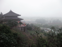 View on the eastern part of the Yuchan Palace at the Hainan Wenbifeng Taoism Park