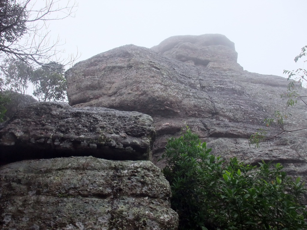 Rocks at the higher level of the Yuchan Palace at the Hainan Wenbifeng Taoism Park