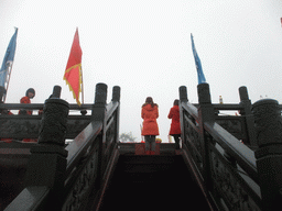 The upper platform of the Yuchan Palace at the Hainan Wenbifeng Taoism Park