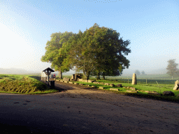 Crossing of the Rue des Dolmens and Tour streets, with the Dolmen of Wéris