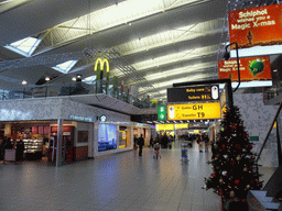 Departure hall of Schiphol Airport