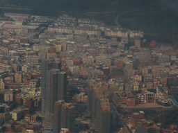 Buildings in the Haicang District, viewed from the airplane from Amsterdam