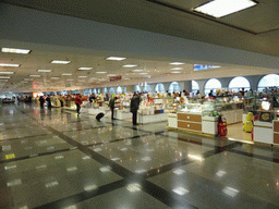 Shops at the arrivals hall of Xiamen Gaoxi International Airport