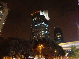 Skyscrapers at Xiahe Road, by night