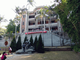 Statue of Zheng Chenggong in front of the Zheng Chenggong Memorial Hall at Gulangyu Island