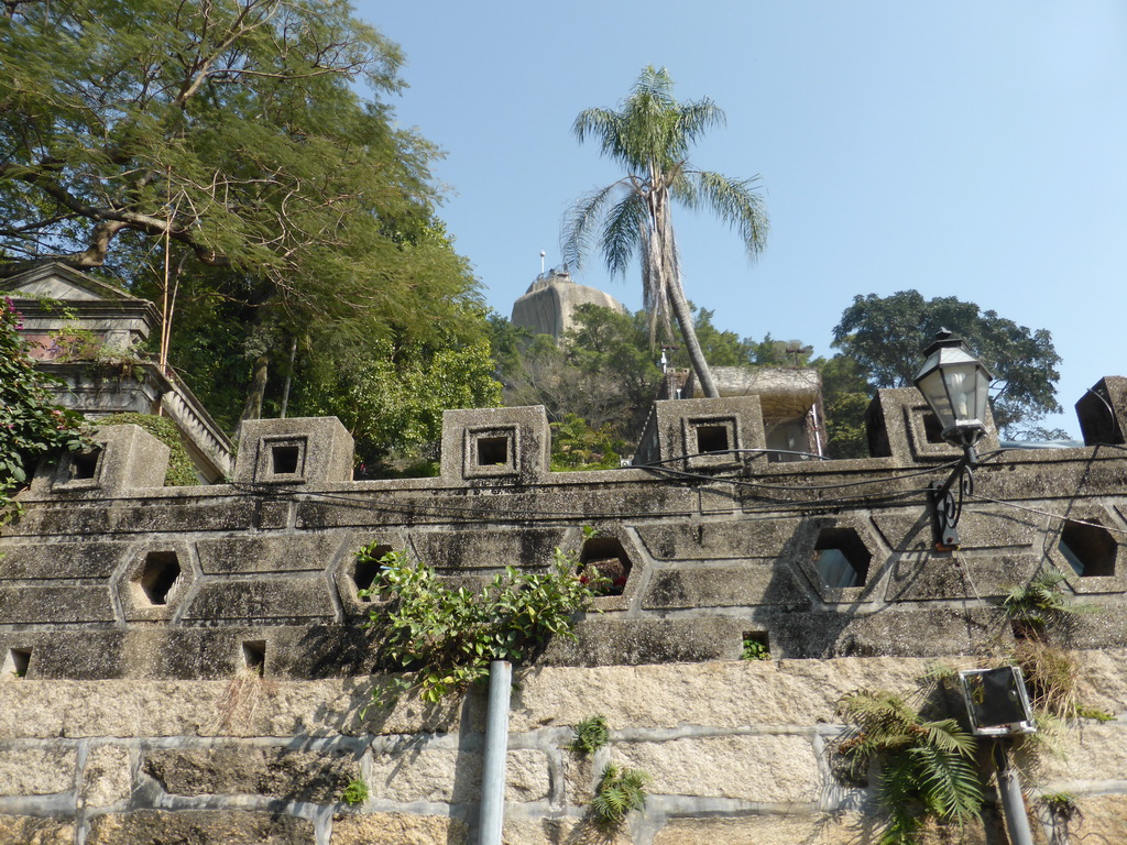 Wall at Quanzhou Road and Sunshine Rock at Gulangyu Island