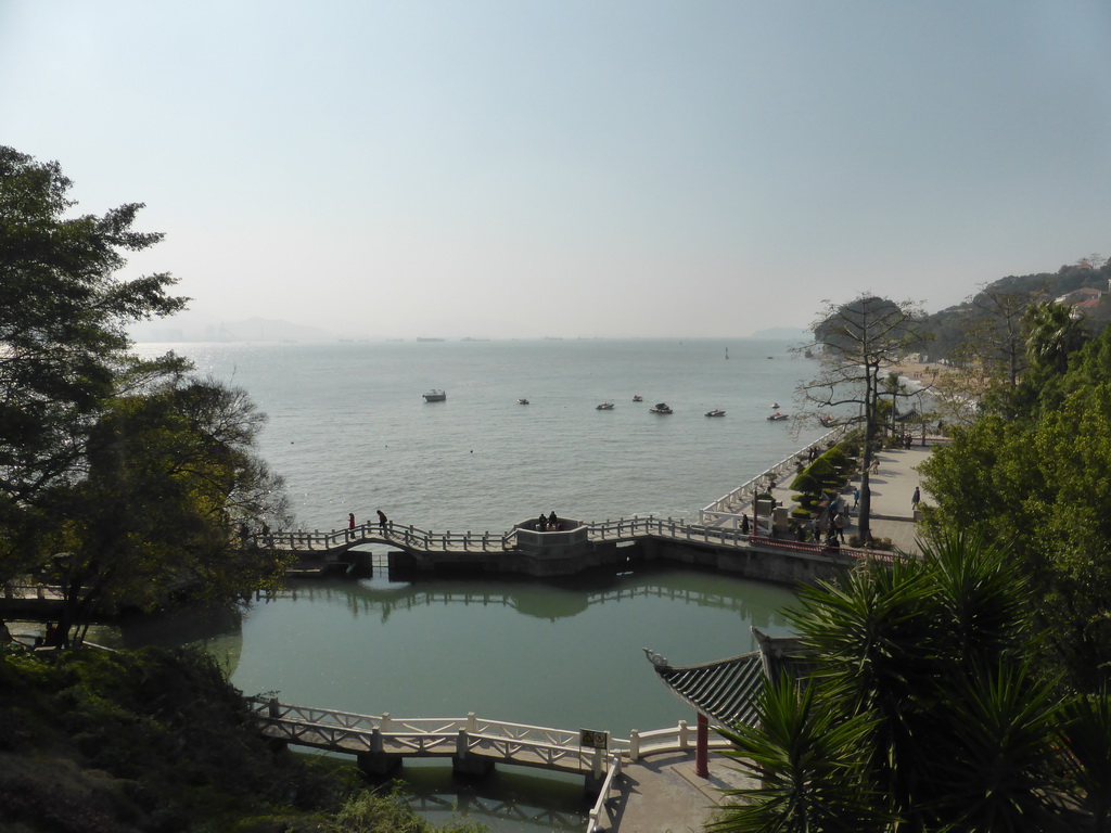 The Forty-Four Bridge at Gulangyu Island, viewed from the path to the Piano Museum