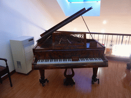 Old piano in the Number 1 Hall of the Piano Museum at Gulangyu Island