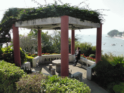 Miaomiao at the Bushan Pavilion at Gulangyu Island