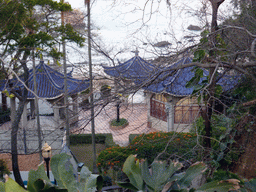 Pavilions at Haoyue Park at Gulangyu Island, and Xiamen Bay