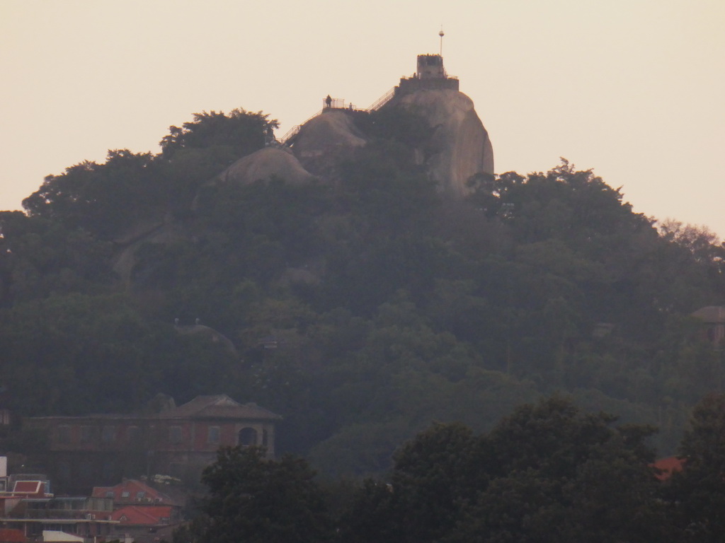 Sunlight Rock at Gulangyu Island, viewed from Lujiang Road