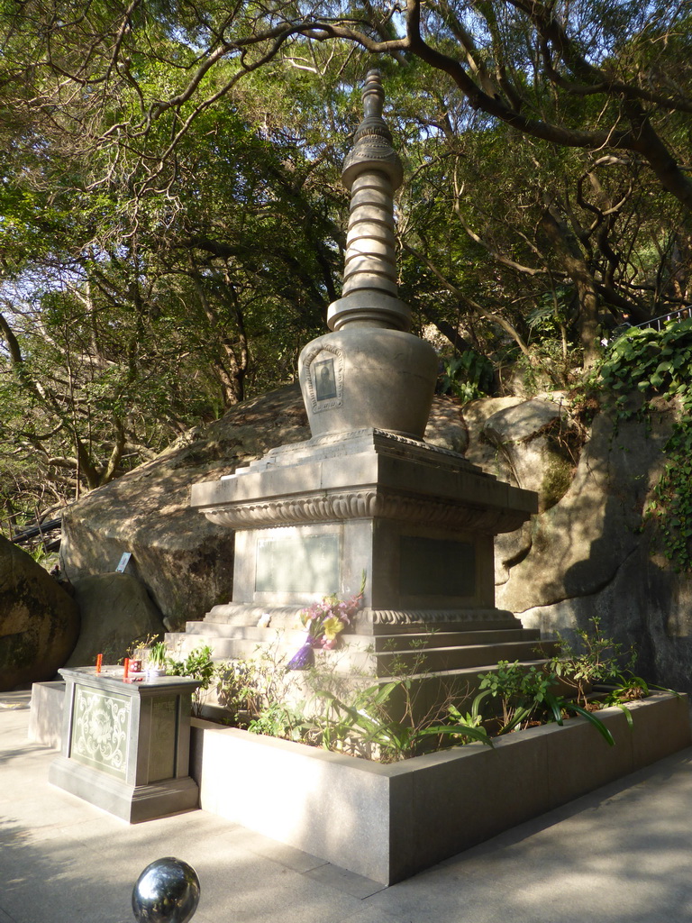 Master Monk Zhuan Feng`s Stupa at the back side of the Nanputuo Temple