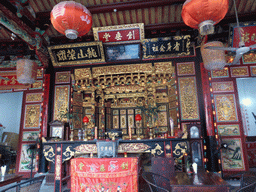 Main altar at the Temple Café at Zeng Cuo An Village
