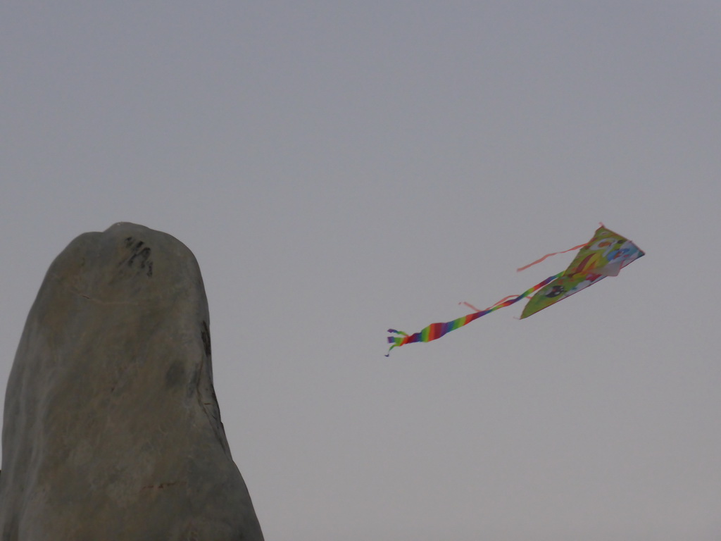 Rock and kyte at the Xiamen Calligraphy Square